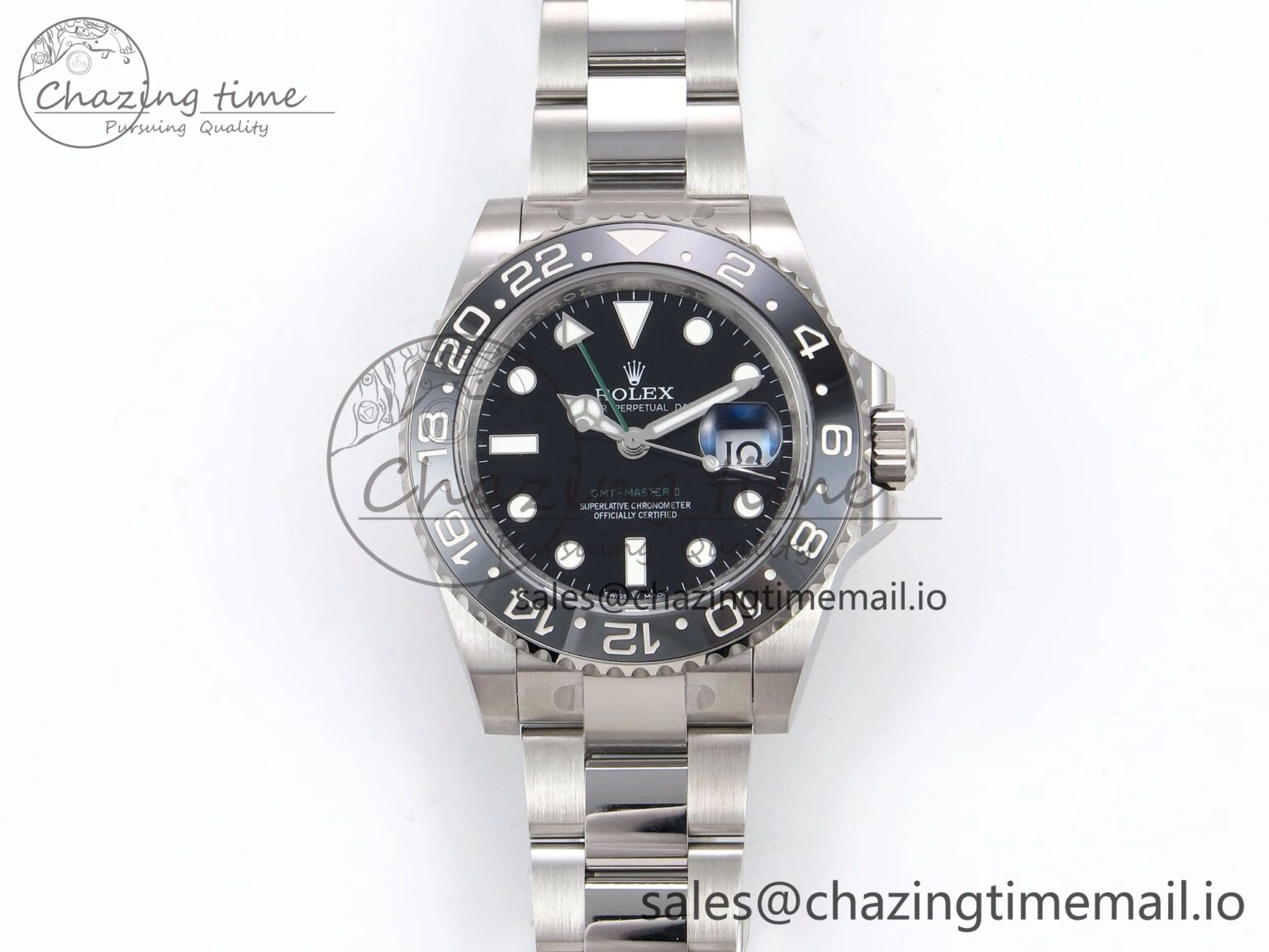 GMT-Master II 126710 GRNR 904L THBF 1:1 Best Edition on Oyster Bracelet SH3285 CHS