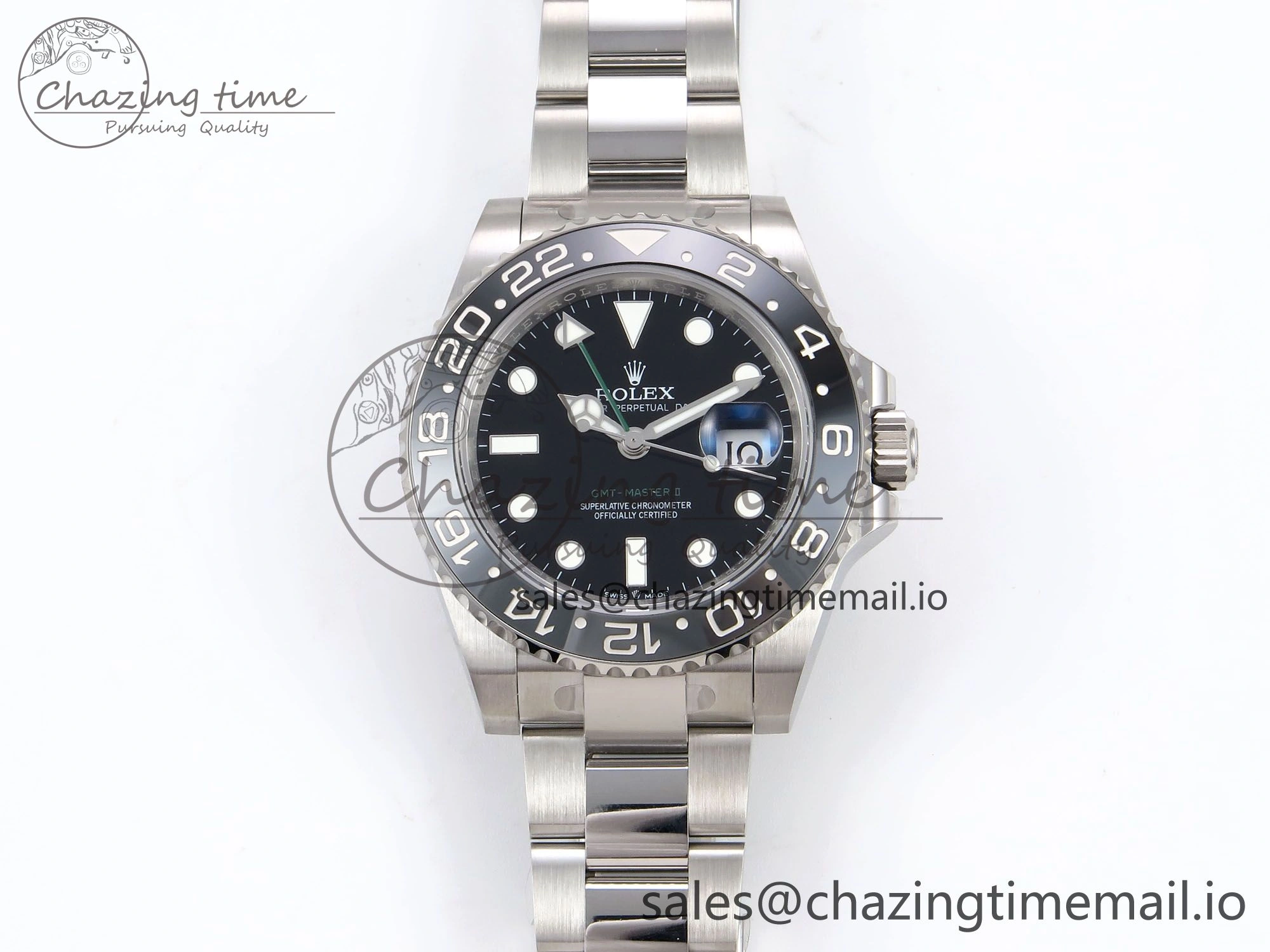 GMT-Master II 126710 GRNR 904L THBF 1:1 Best Edition on Oyster Bracelet SH3285 CHS
