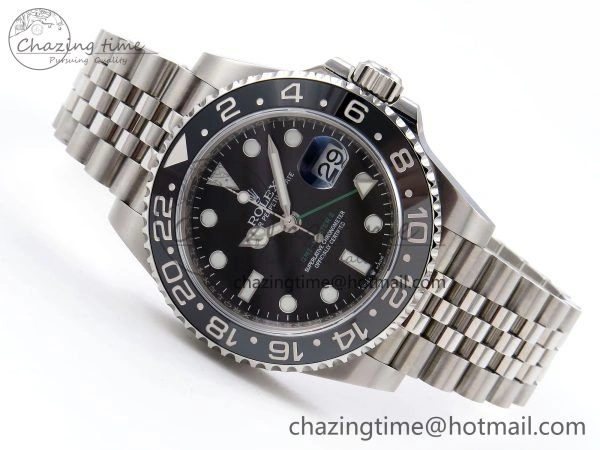 GMT-Master II 126710 GRNR Black Gray Ceramic 904L Steel 3EF 1:1 Best Edition on Jubilee Strap VR3285