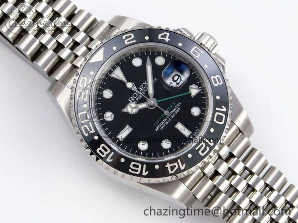 GMT-Master II 126710 GRNR Black Gray Ceramic 904L Steel 3EF 1:1 Best Edition on Jubilee Strap VR3285