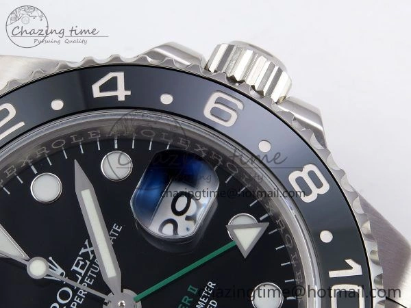 GMT-Master II 126710 GRNR Black Gray Ceramic 904L Steel 3EF 1:1 Best Edition on Jubilee Strap VR3285