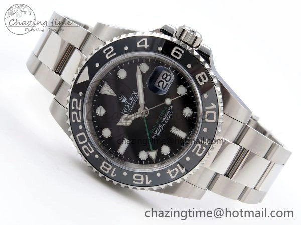 GMT-Master II 126710 GRNR Black Gray Ceramic 904L Steel 3EF 1:1 Best Edition on Oyster Strap VR3285