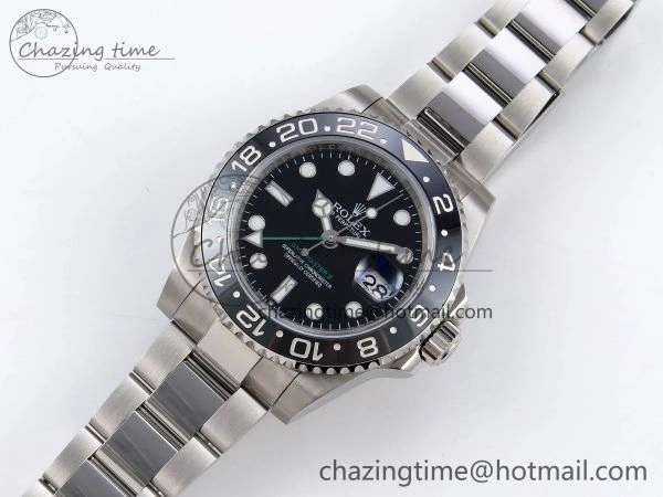 GMT-Master II 126710 GRNR Black Gray Ceramic 904L Steel 3EF 1:1 Best Edition on Oyster Strap VR3285