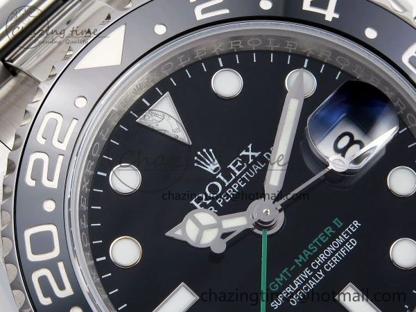 GMT-Master II 126710 GRNR Black Gray Ceramic 904L Steel 3EF 1:1 Best Edition on Oyster Strap VR3285