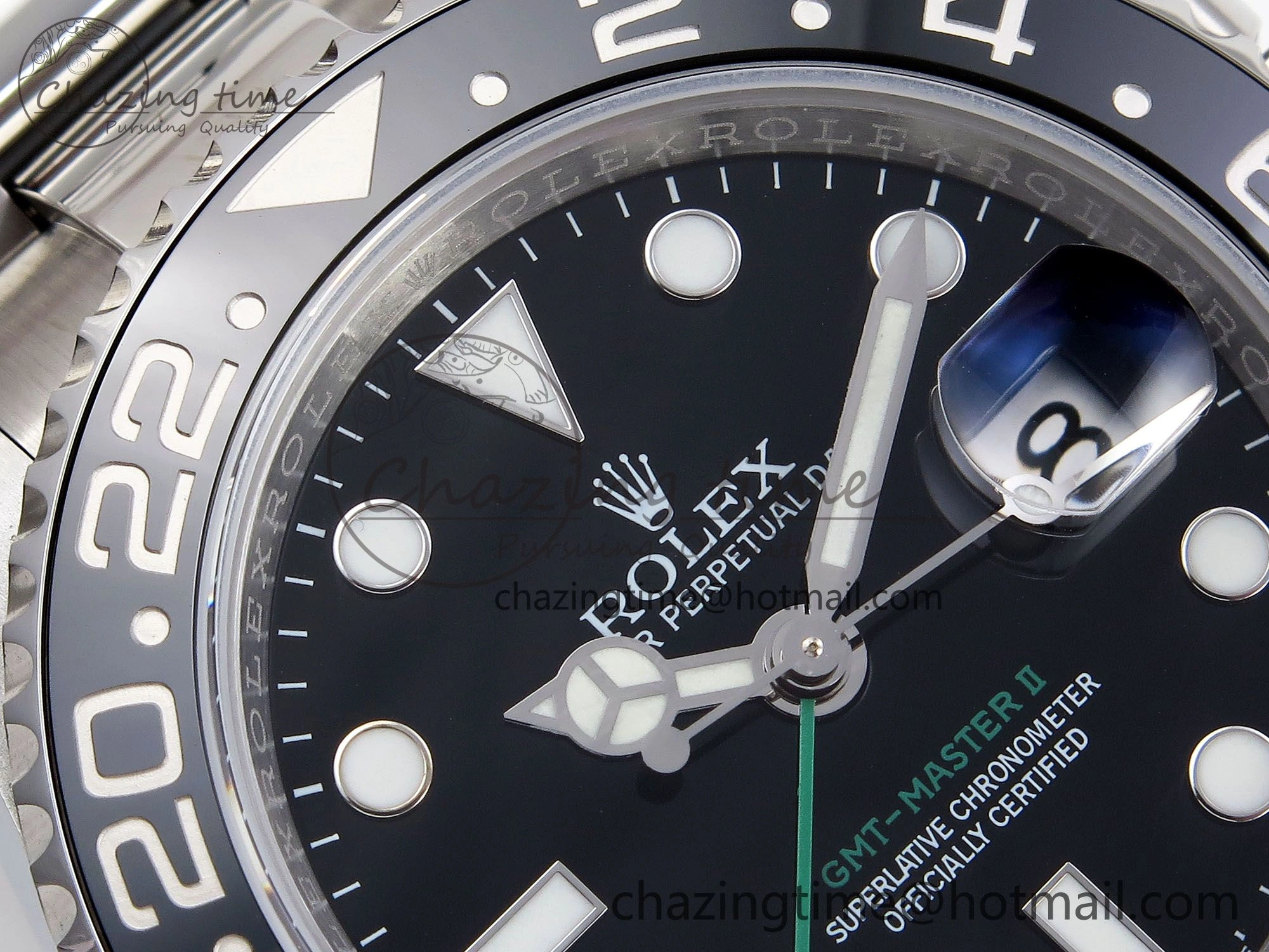 GMT-Master II 126710 GRNR Black Gray Ceramic 904L Steel 3EF 1:1 Best Edition on Oyster Strap VR3285