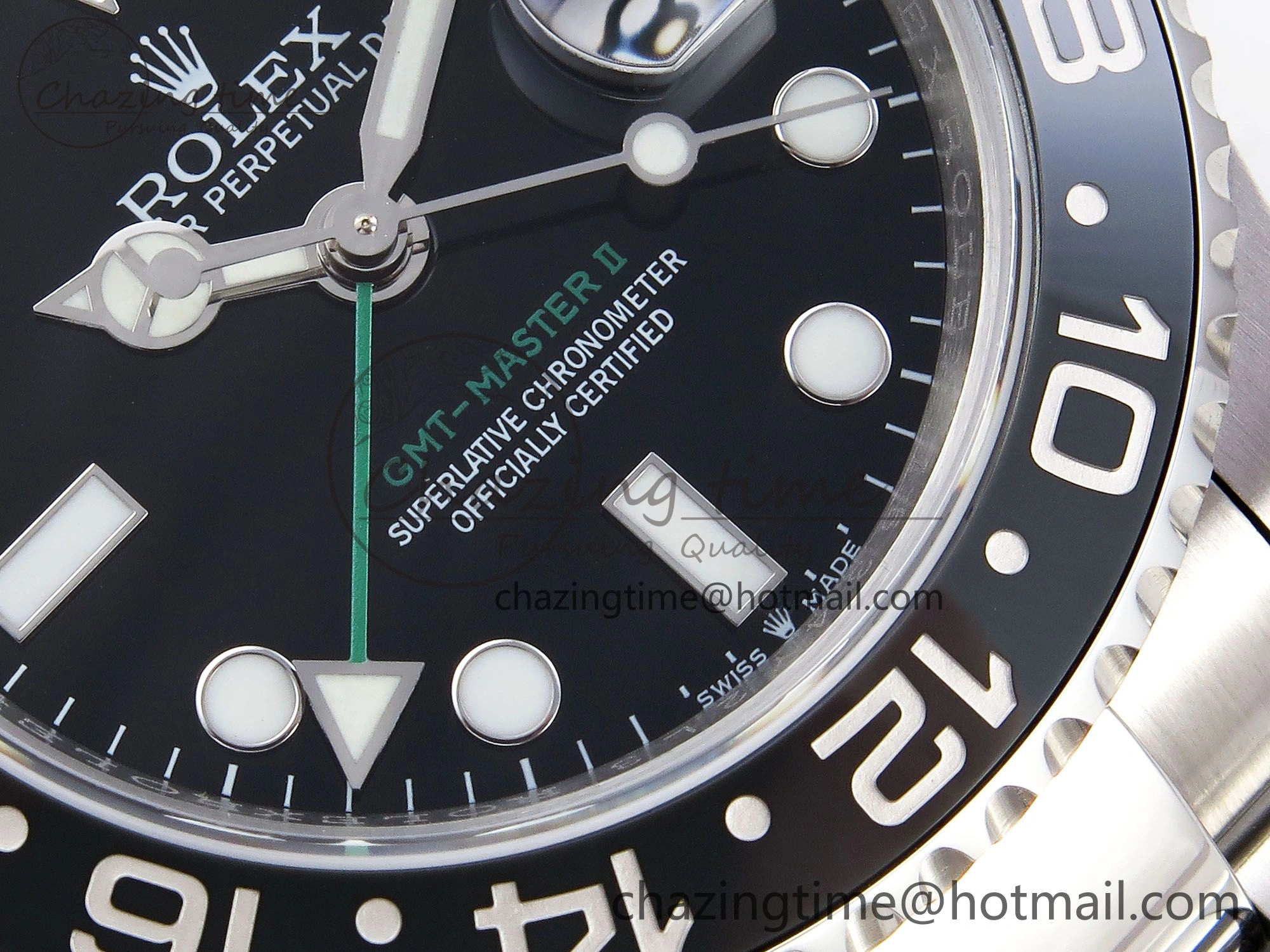 GMT-Master II 126710 GRNR Black Gray Ceramic 904L Steel 3EF 1:1 Best Edition on Oyster Strap VR3285
