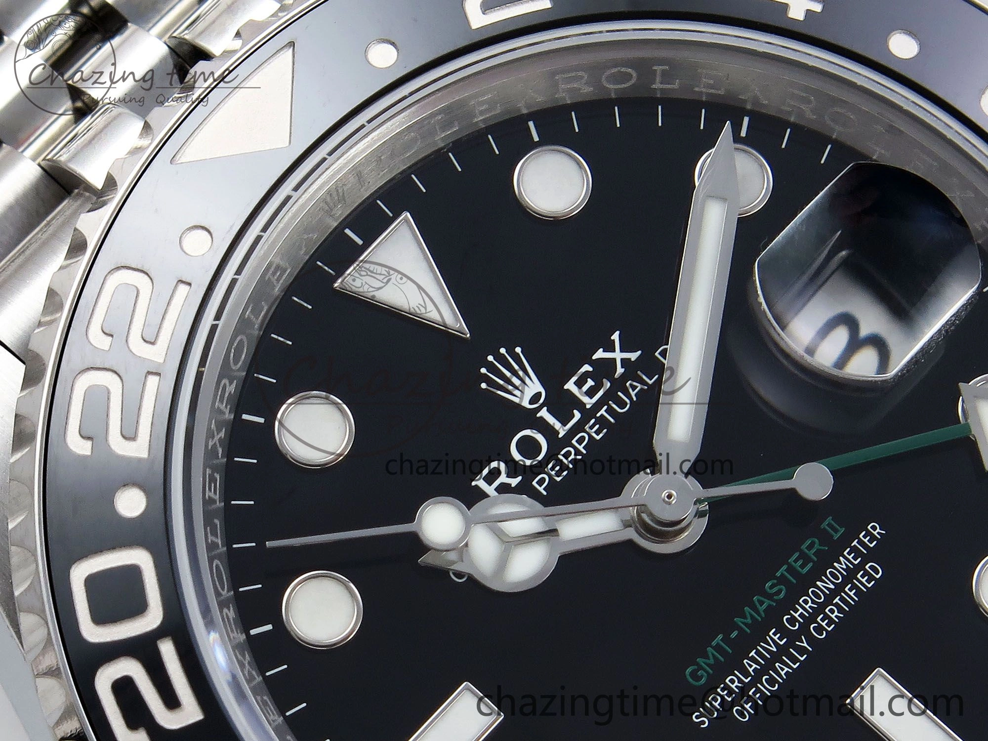 GMT-Master II 126710 GRNR Black Gray Ceramic 904L Steel ARF 1:1 Best Edition on Jubilee Strap VR3285 CHS