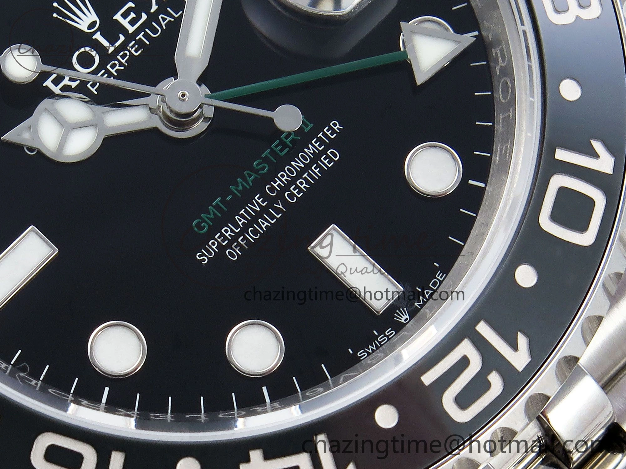 GMT-Master II 126710 GRNR Black Gray Ceramic 904L Steel ARF 1:1 Best Edition on Jubilee Strap VR3285 CHS
