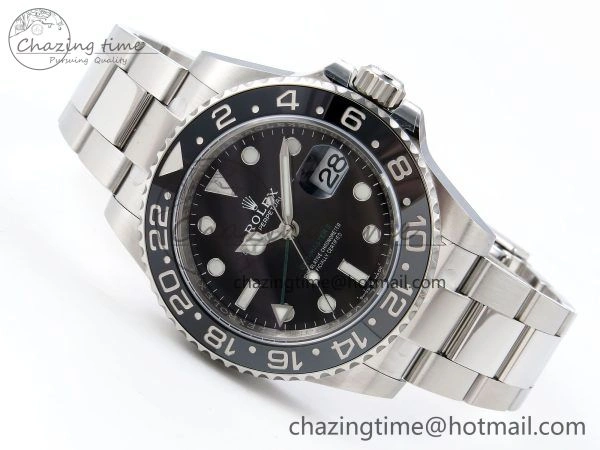 GMT-Master II 126710 GRNR Black Gray Ceramic 904L Steel ARF 1:1 Best Edition on Oyster Strap VR3285 CHS