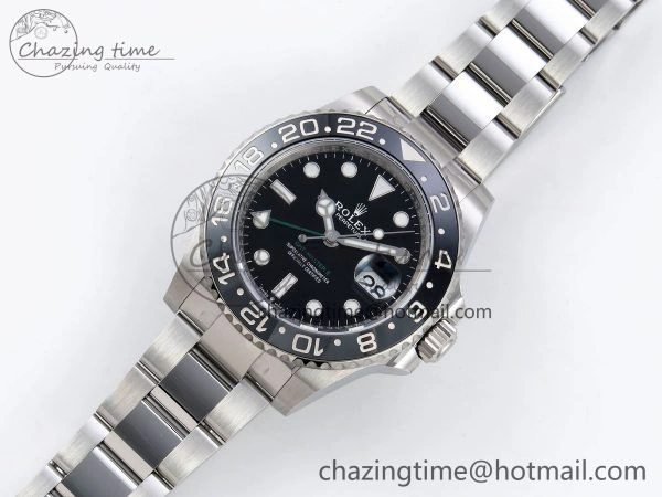 GMT-Master II 126710 GRNR Black Gray Ceramic 904L Steel ARF 1:1 Best Edition on Oyster Strap VR3285 CHS