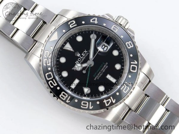GMT-Master II 126710 GRNR Black Gray Ceramic 904L Steel ARF 1:1 Best Edition on Oyster Strap VR3285 CHS