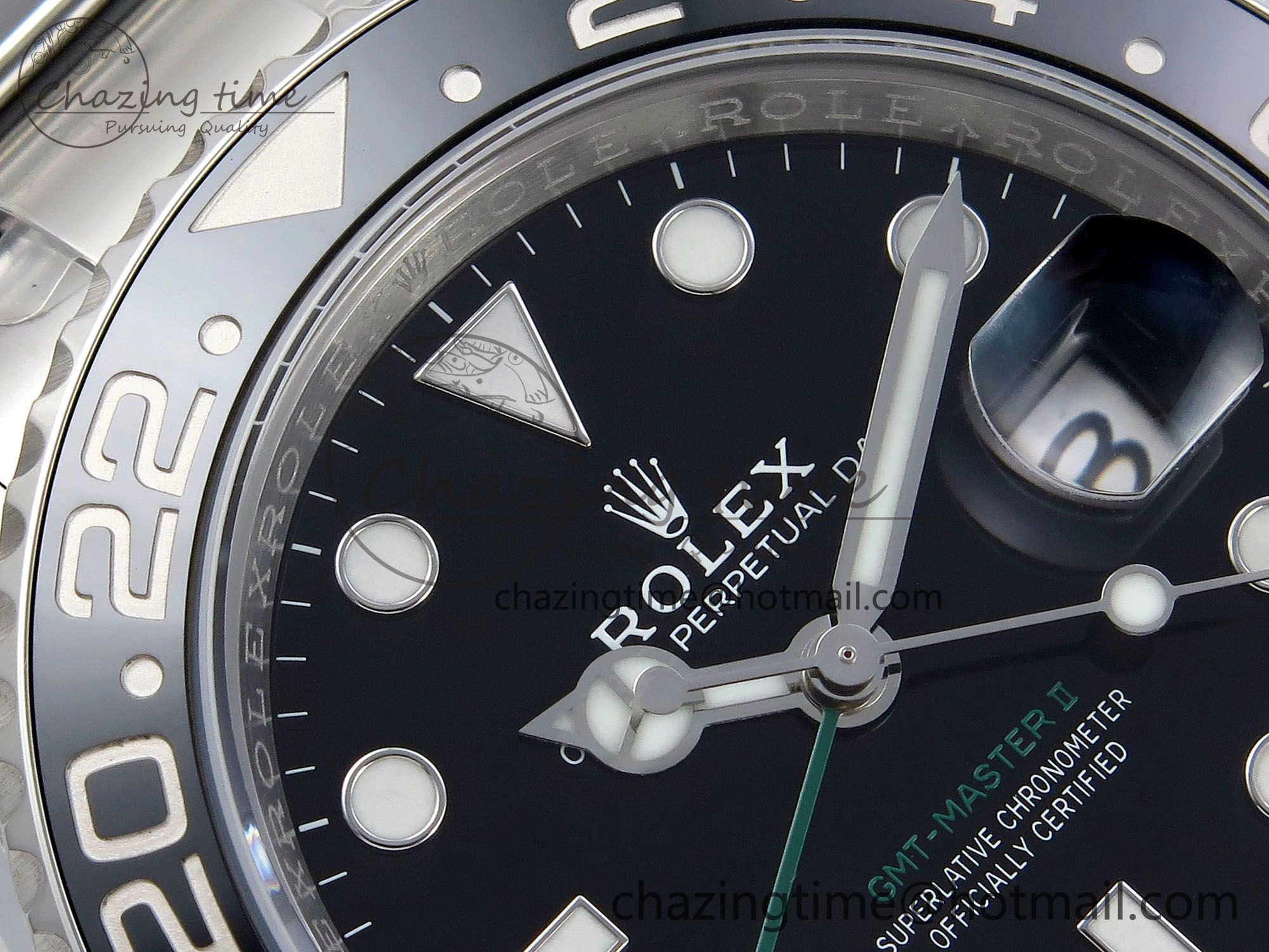 GMT-Master II 126710 GRNR Black Gray Ceramic 904L Steel ARF 1:1 Best Edition on Oyster Strap VR3285 CHS
