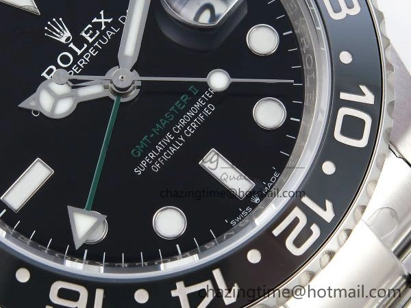 GMT-Master II 126710 GRNR Black Gray Ceramic 904L Steel ARF 1:1 Best Edition on Oyster Strap VR3285 CHS
