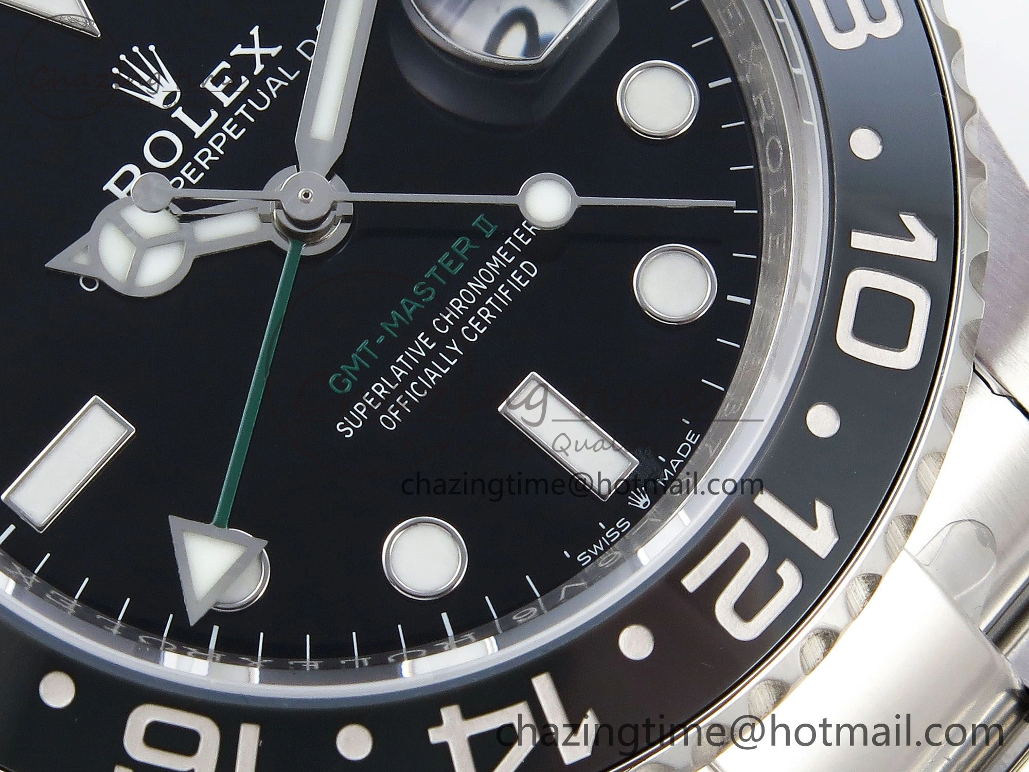 GMT-Master II 126710 GRNR Black Gray Ceramic 904L Steel ARF 1:1 Best Edition on Oyster Strap VR3285 CHS