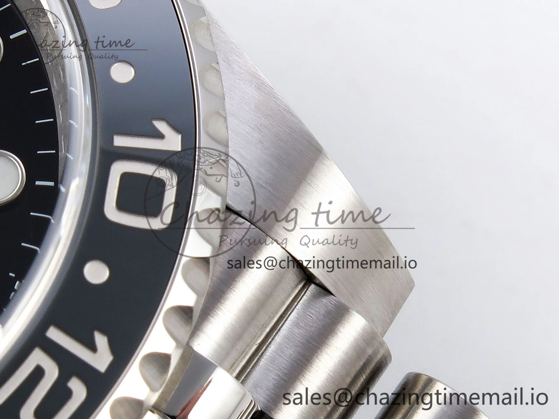 GMT-Master II 126710 GRNR Black Gray Ceramic 904L Steel Clean 1:1 Best Edition on Jubilee Strap DD3285