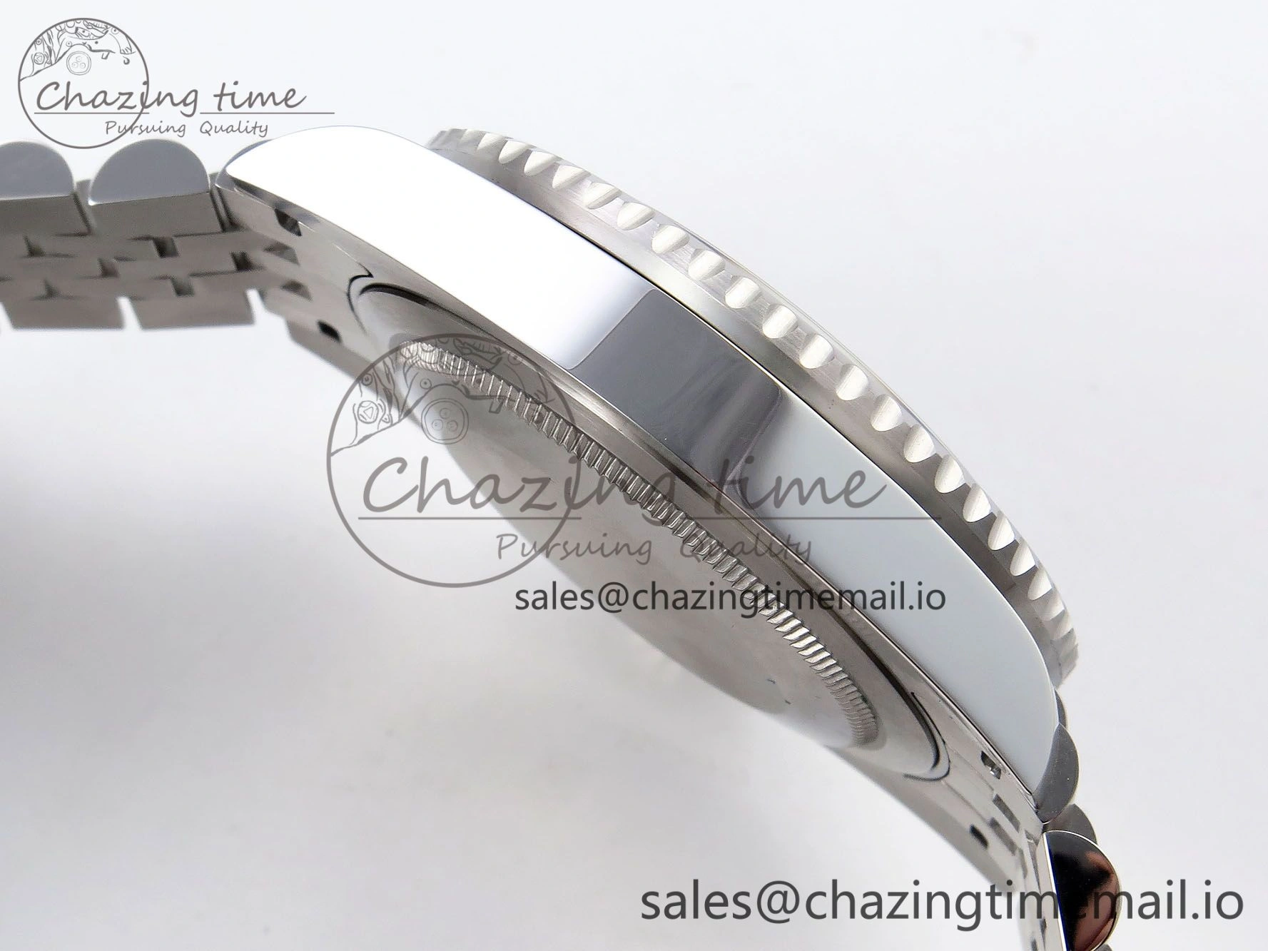 GMT-Master II 126710 GRNR Black Gray Ceramic 904L Steel Clean 1:1 Best Edition on Jubilee Strap DD3285