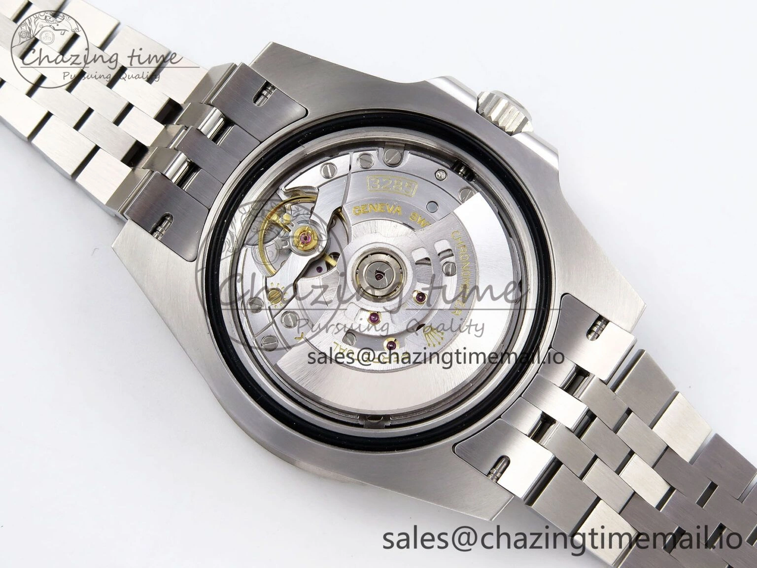 GMT-Master II 126710 GRNR Black Gray Ceramic 904L Steel Clean 1:1 Best Edition on Jubilee Strap DD3285