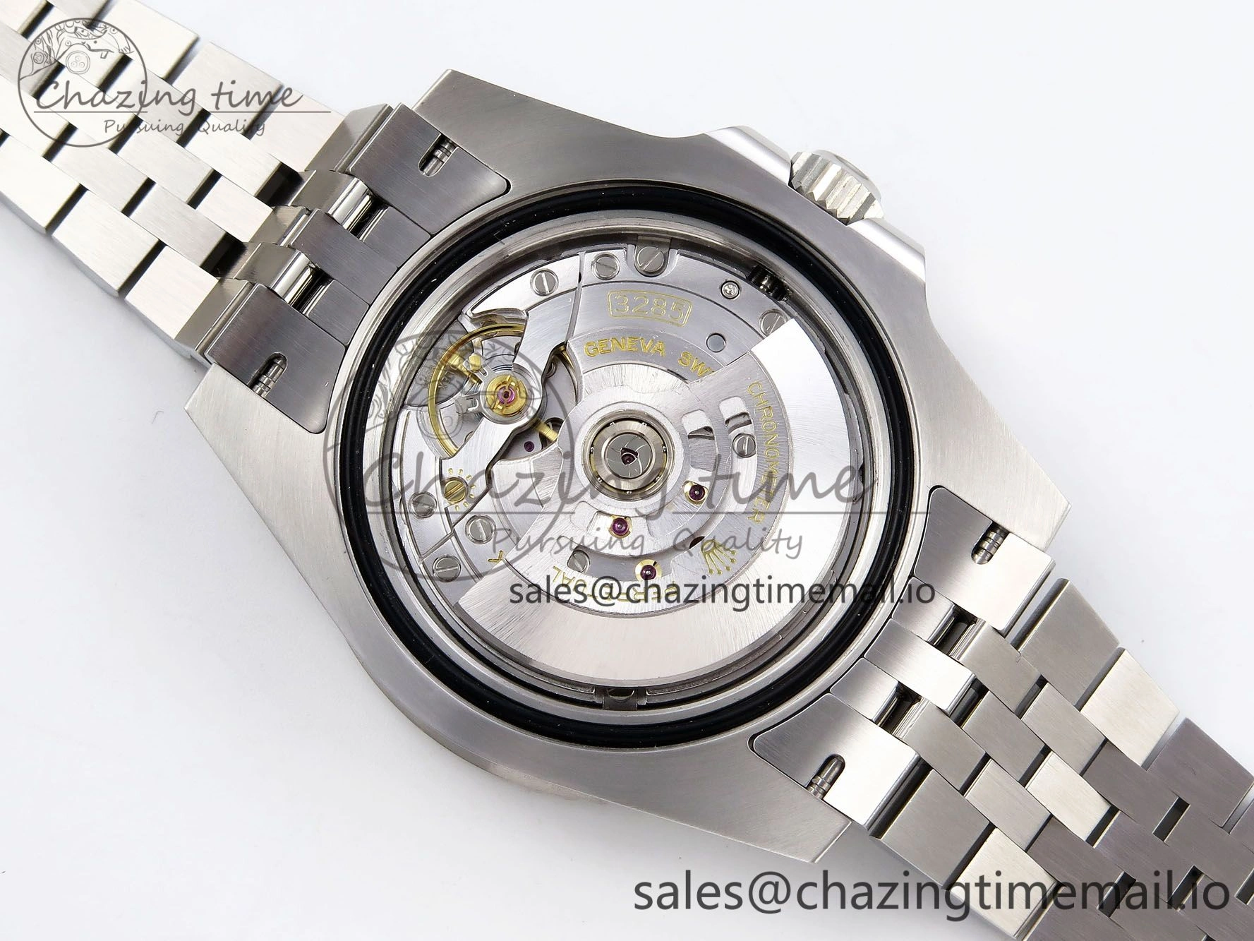 GMT-Master II 126710 GRNR Black Gray Ceramic 904L Steel Clean 1:1 Best Edition on Jubilee Strap DD3285