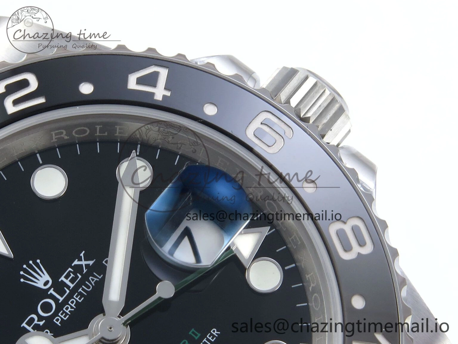 GMT-Master II 126710 GRNR Black Gray Ceramic 904L Steel EWE 1:1 Best Edition on Jubilee Strap EWE3285 V5