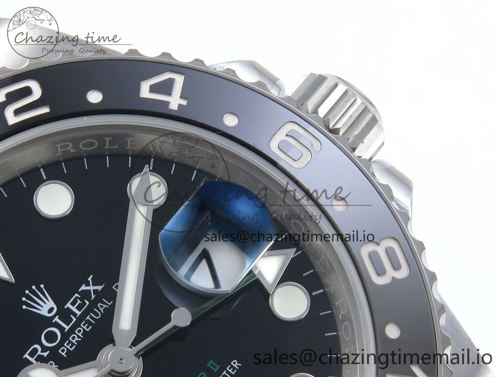 GMT-Master II 126710 GRNR Black Gray Ceramic 904L Steel EWE 1:1 Best Edition on Jubilee Strap EWE3285 V5