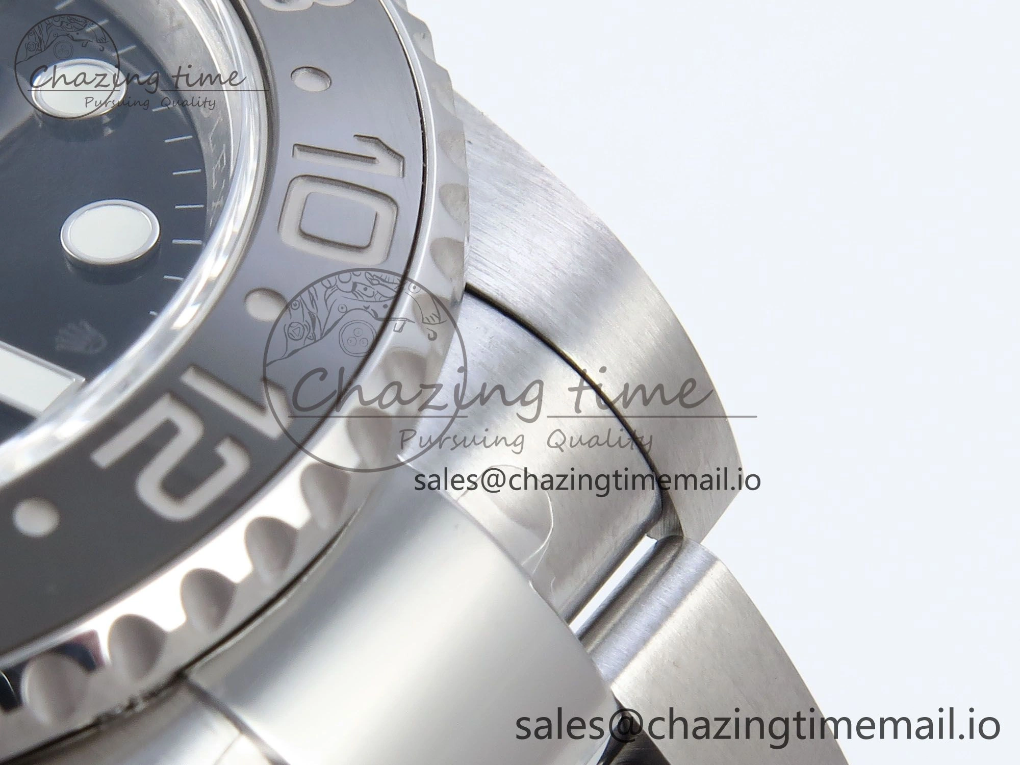 GMT-Master II 126710 GRNR Black Gray Ceramic 904L Steel EWE 1:1 Best Edition on Oyster Strap EWE3285 V5