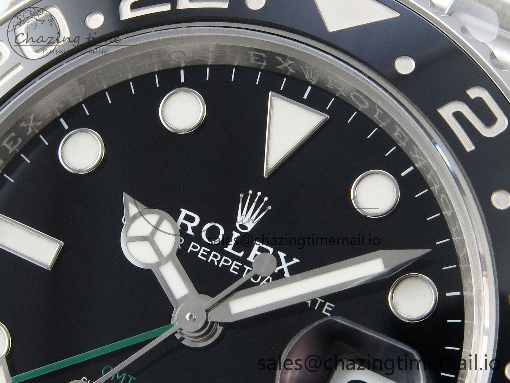 GMT-Master II 126710 GRNR Black Gray Ceramic 904L Steel VSF 1:1 Best Edition on Jubilee Strap DD3285 V3