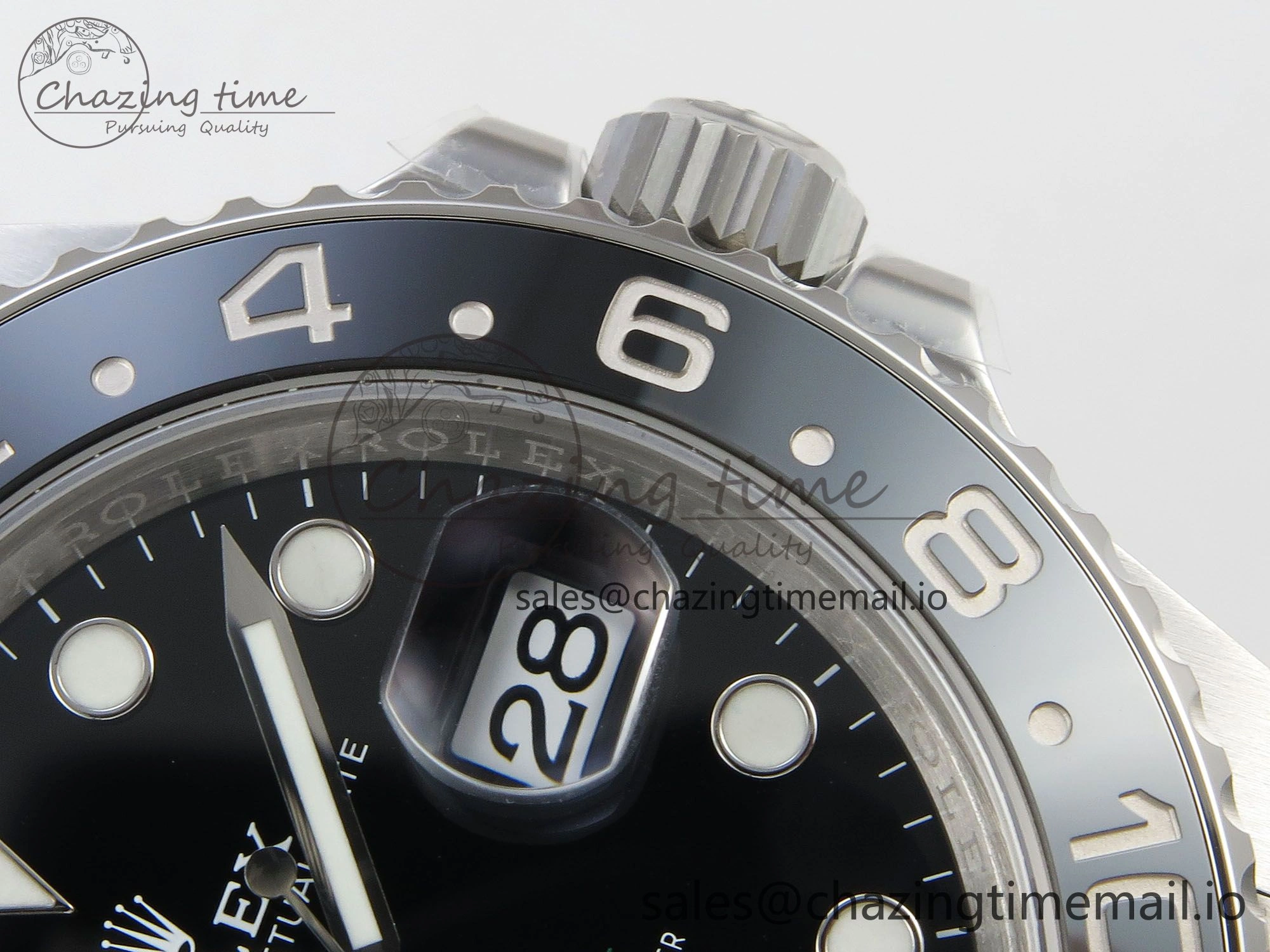 GMT-Master II 126710 GRNR Black Gray Ceramic 904L Steel VSF 1:1 Best Edition on Jubilee Strap DD3285 V3