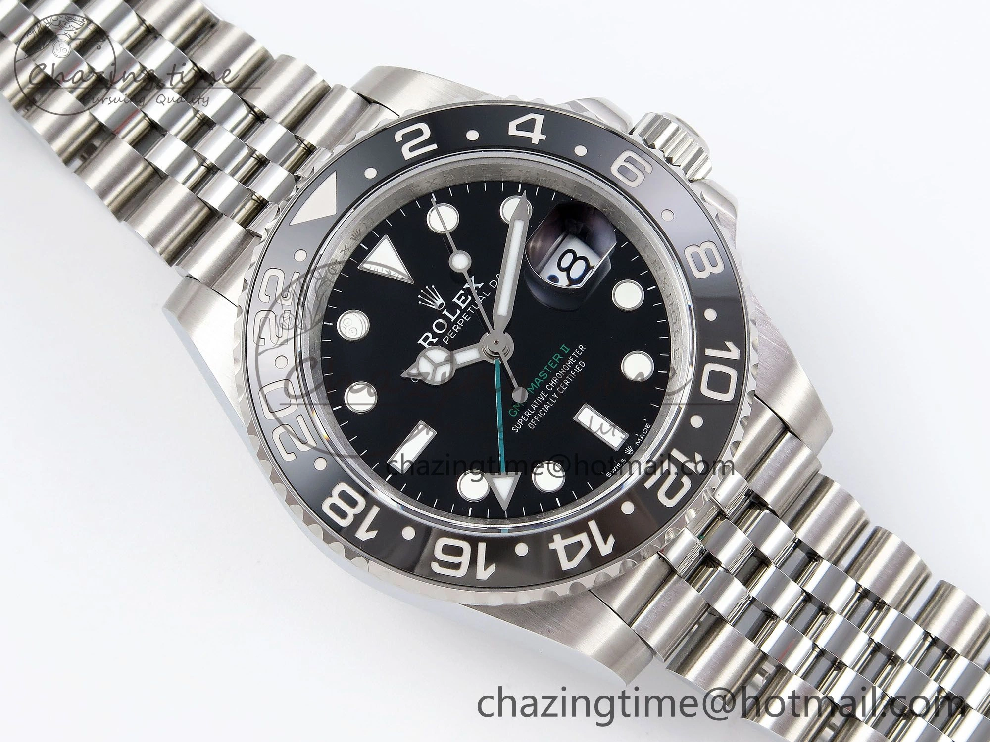 GMT-Master II 126710 GRNR Blue Red Ceramic QF 1:1 Best Edition on Jubilee Bracelet VR3285 CHS