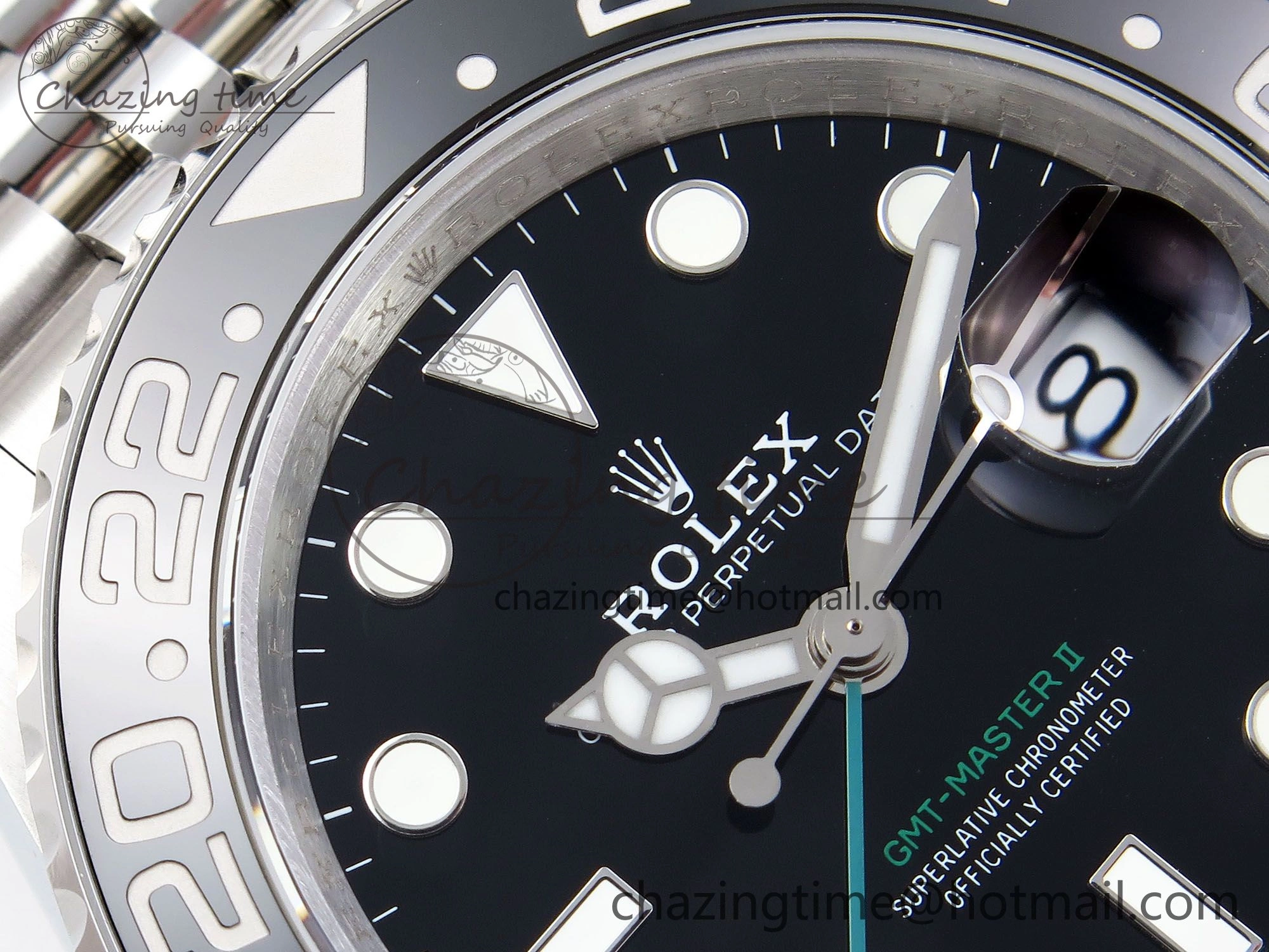 GMT-Master II 126710 GRNR Blue Red Ceramic QF 1:1 Best Edition on Jubilee Bracelet VR3285 CHS