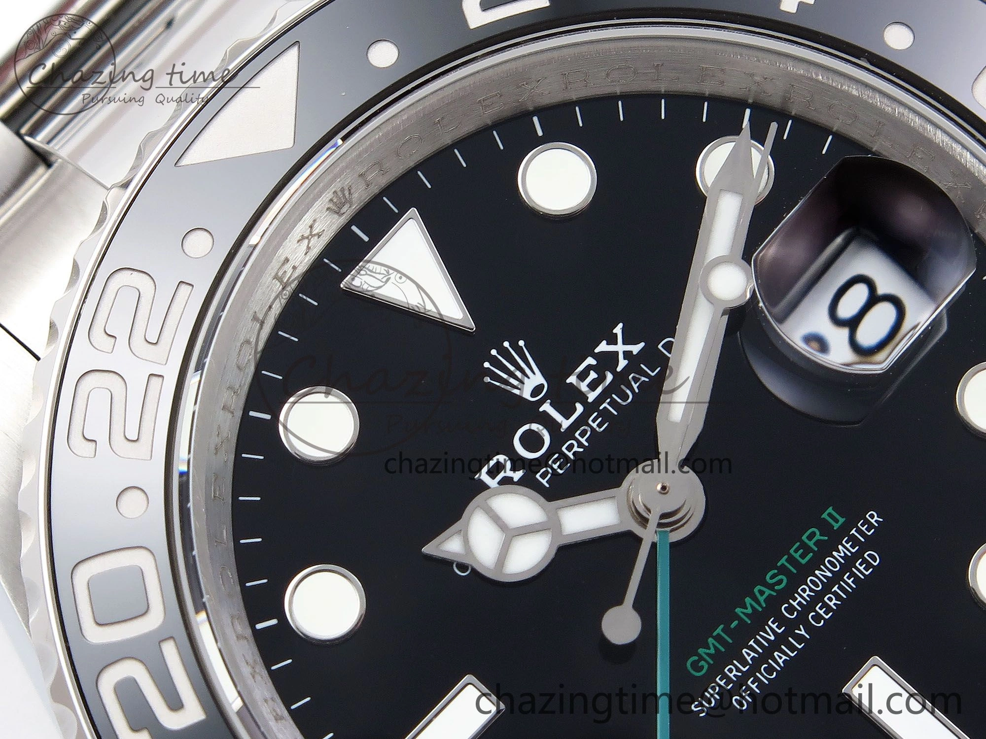 GMT-Master II 126710 GRNR Blue Red Ceramic QF 1:1 Best Edition on Oyster Bracelet VR3285 CHS