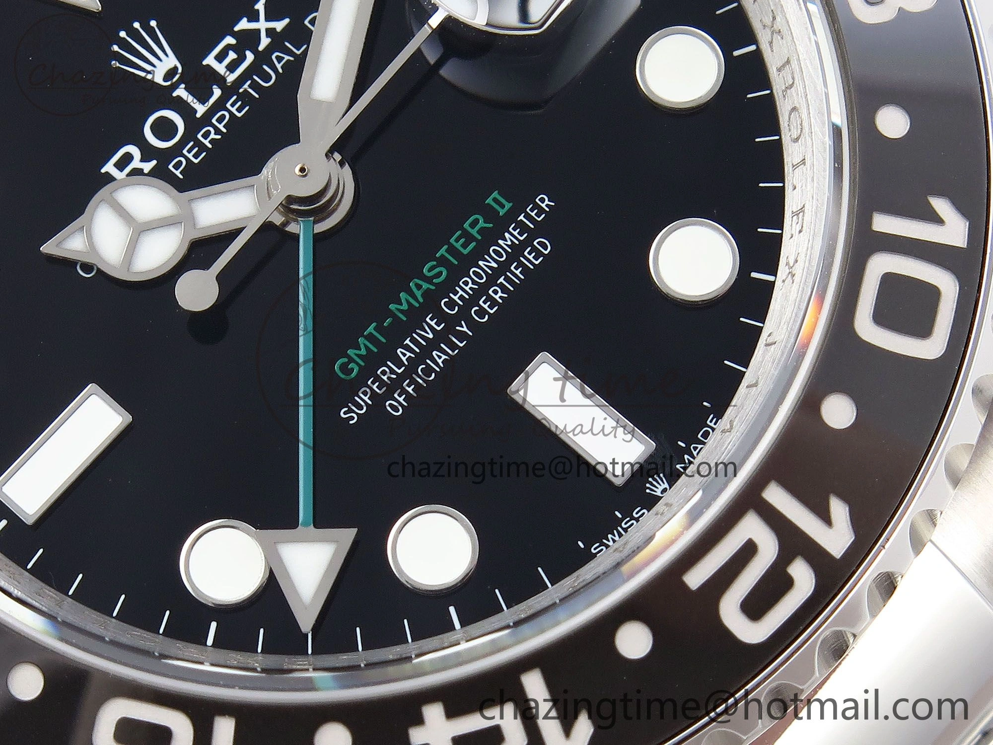 GMT-Master II 126710 GRNR Blue Red Ceramic QF 1:1 Best Edition on Oyster Bracelet VR3285 CHS