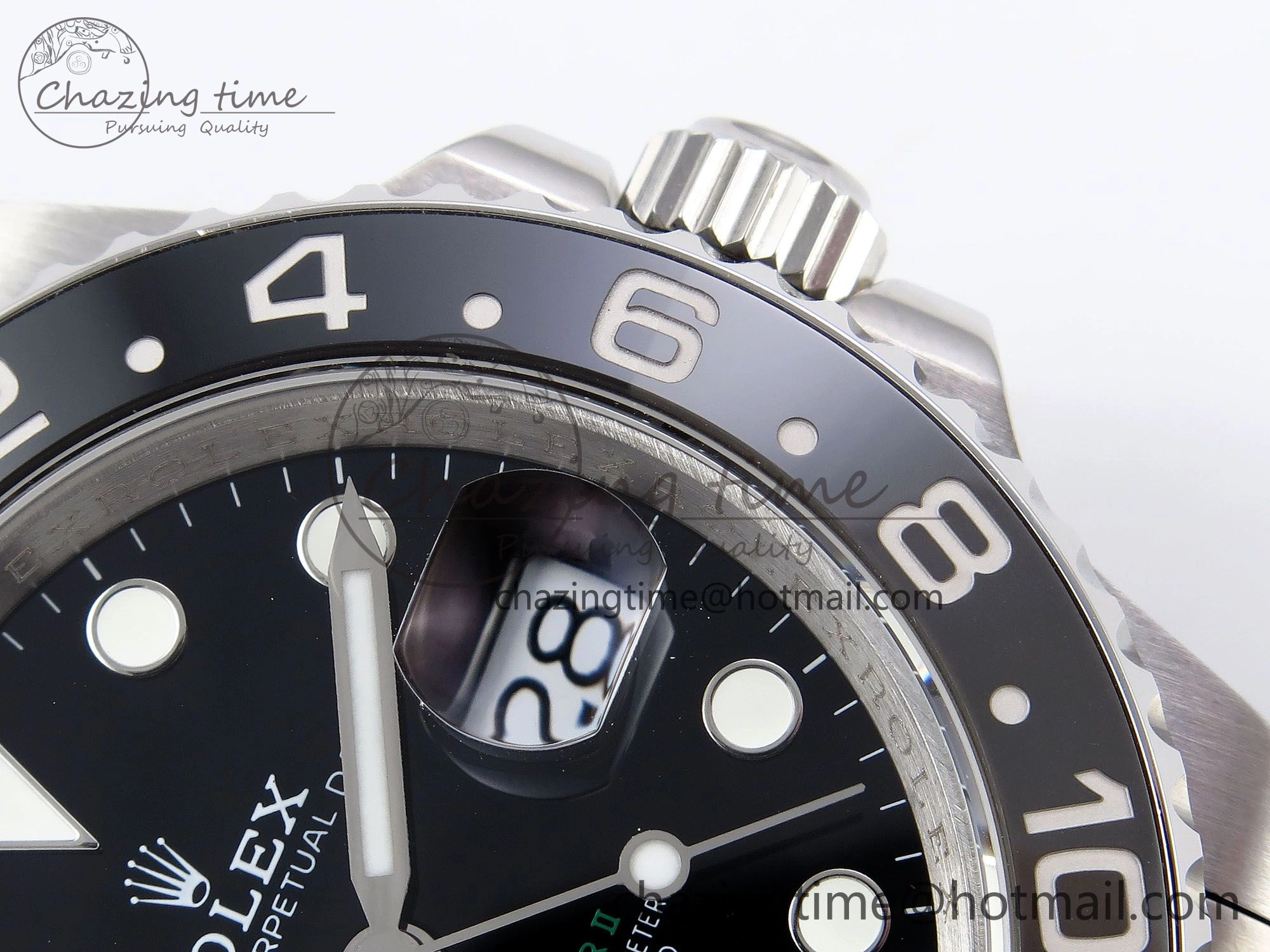 GMT-Master II 126710 GRNR Blue Red Ceramic QF 1:1 Best Edition on Oyster Bracelet VR3285 CHS