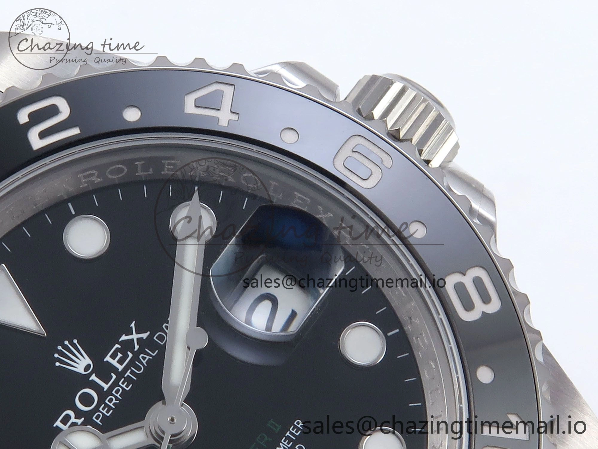 GMT Master II 126710 GRNR QF+ 1:1 Best Edition 904L Steel Black Dial on SS Bracelet SH3285