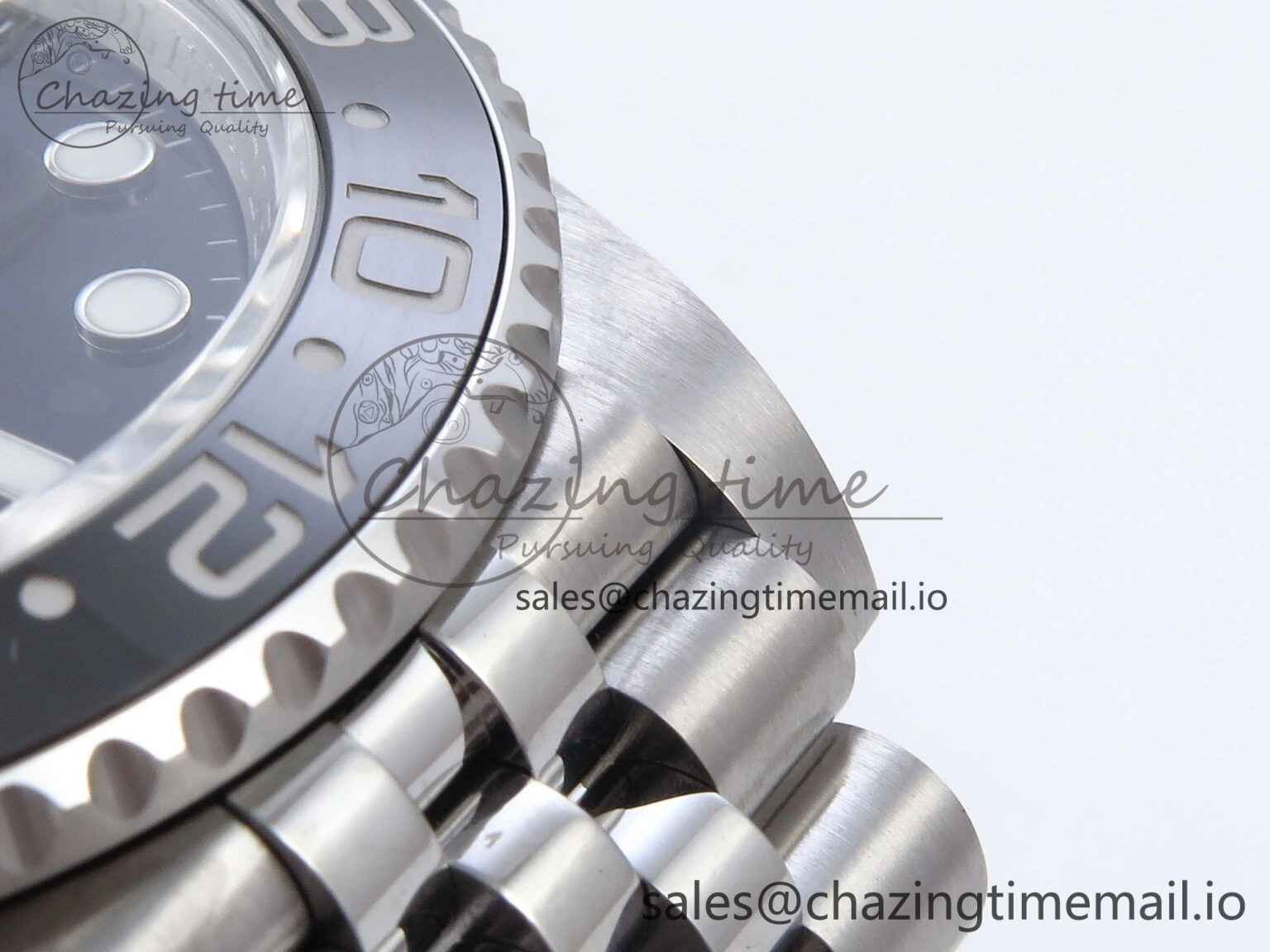 GMT Master II 126710 GRNR QF+ 1:1 Best Edition 904L Steel Black Dial on SS Bracelet SH3285