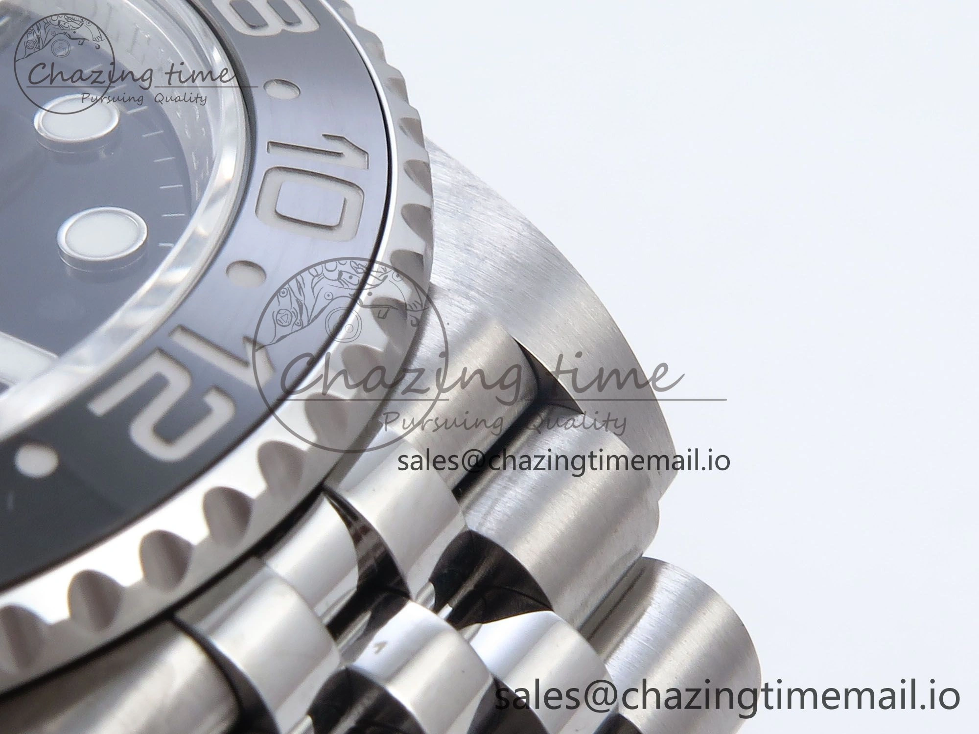 GMT Master II 126710 GRNR QF+ 1:1 Best Edition 904L Steel Black Dial on SS Bracelet SH3285