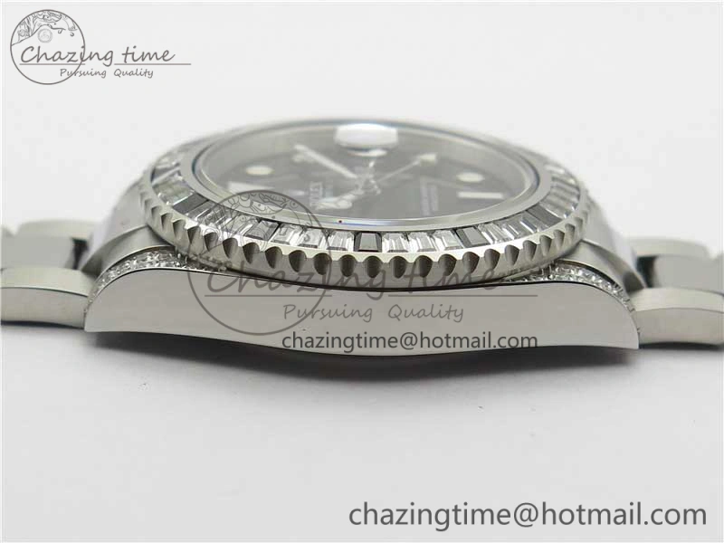 GMT Master II 126710 White Black T Crystal Bp Maker Best Edition Black Dial On SS Bracelet  3186 CHS