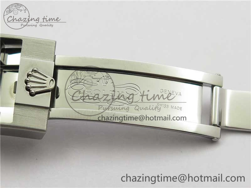 GMT Master II 126710 White Black T Crystal VRF Best Edition Black Dial On SS Paved CrystalBracelet  A3186 CHS
