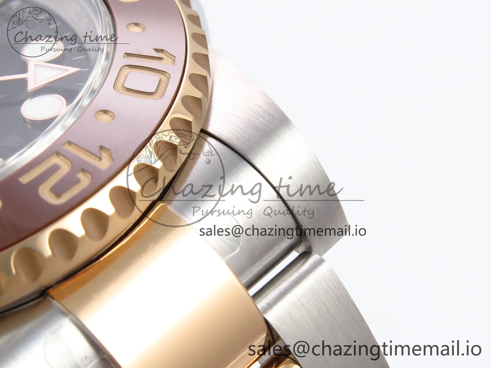 GMT Master II 126711 CHNR 904L EWEF 1:1 Best Edition on SS RG Oyster Bracelet SH3285 CHS