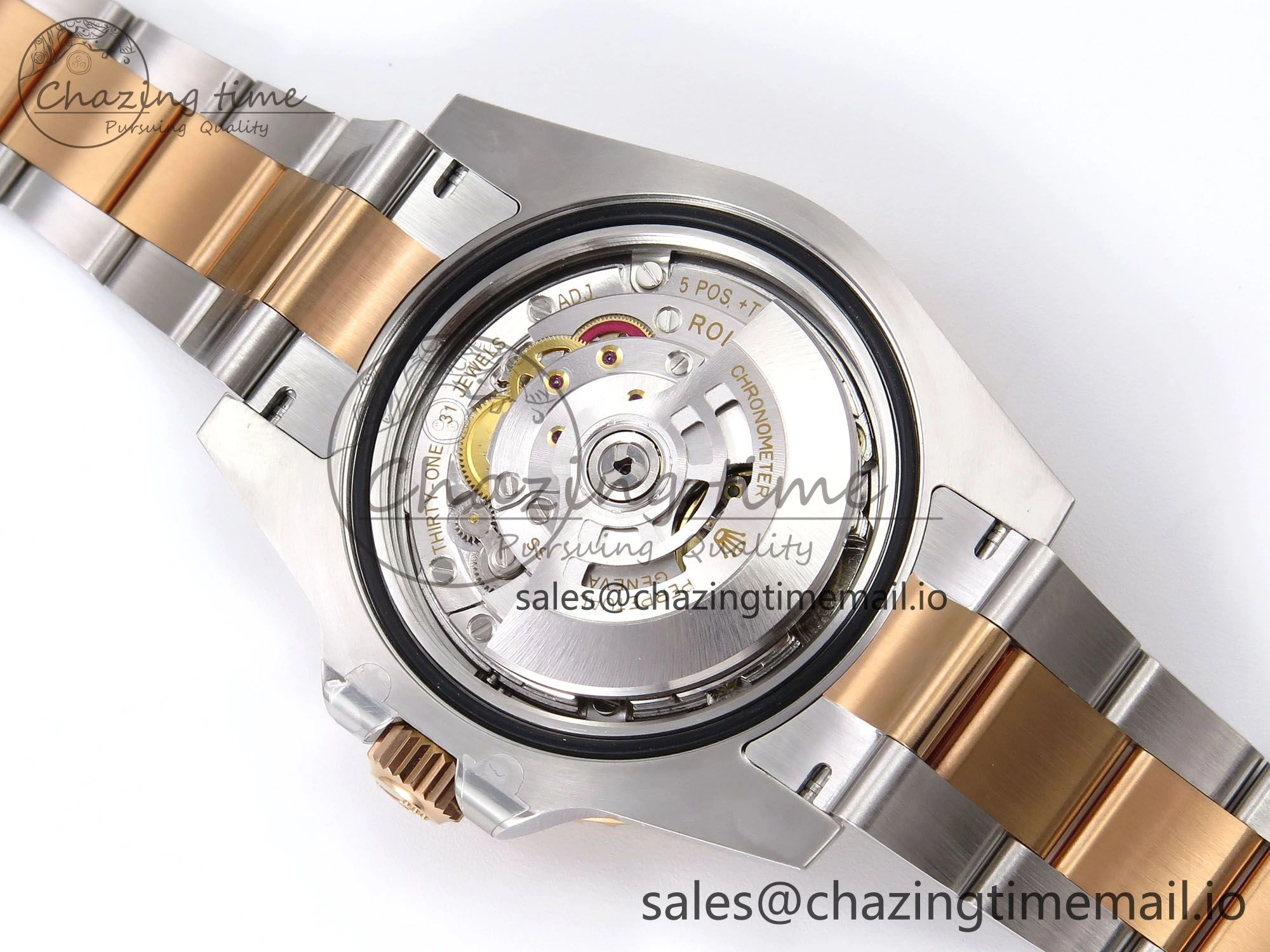 GMT Master II 126711 CHNR 904L EWEF 1:1 Best Edition on SS RG Oyster Bracelet SH3285 CHS