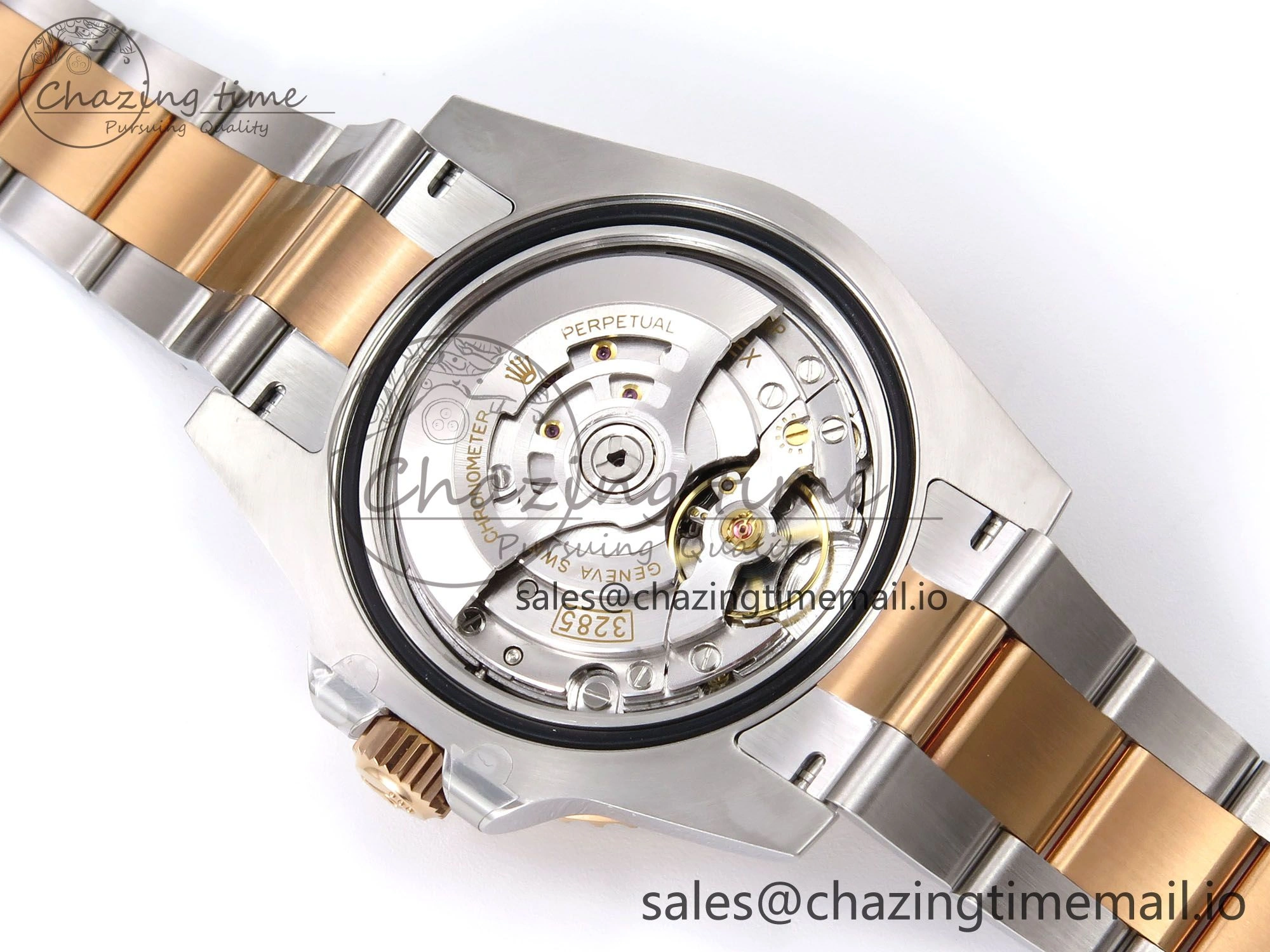 GMT Master II 126711 CHNR 904L EWEF 1:1 Best Edition on SS RG Oyster Bracelet SH3285 CHS