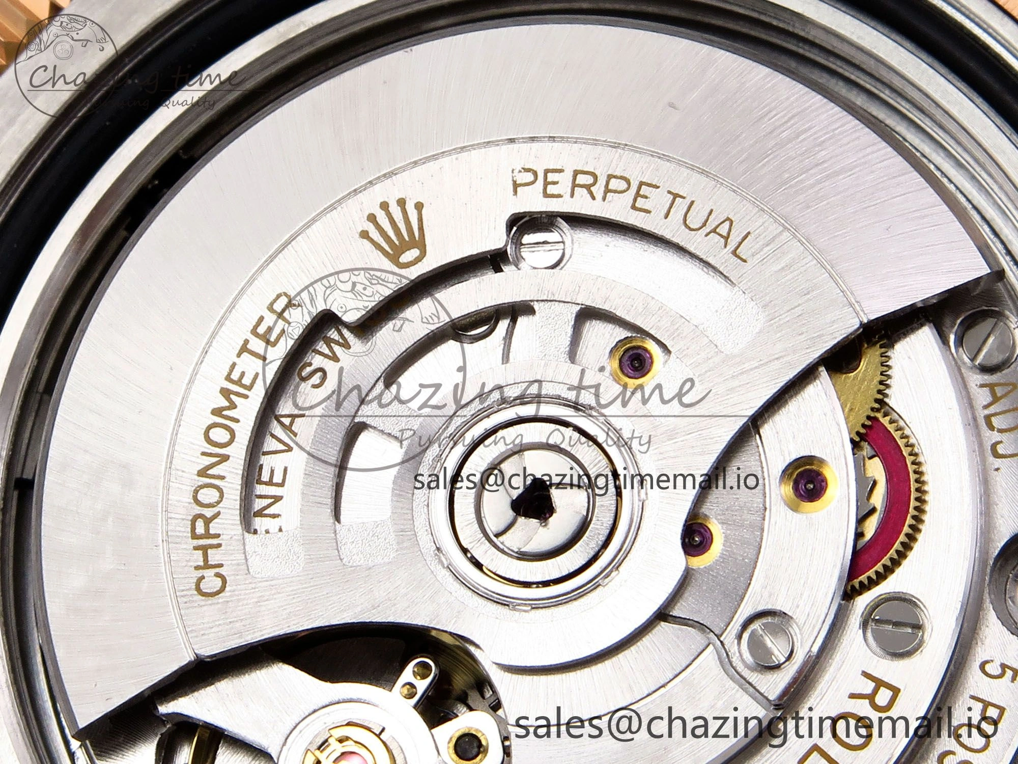 GMT Master II 126711 CHNR 904L EWEF 1:1 Best Edition on SS RG Oyster Bracelet SH3285 CHS