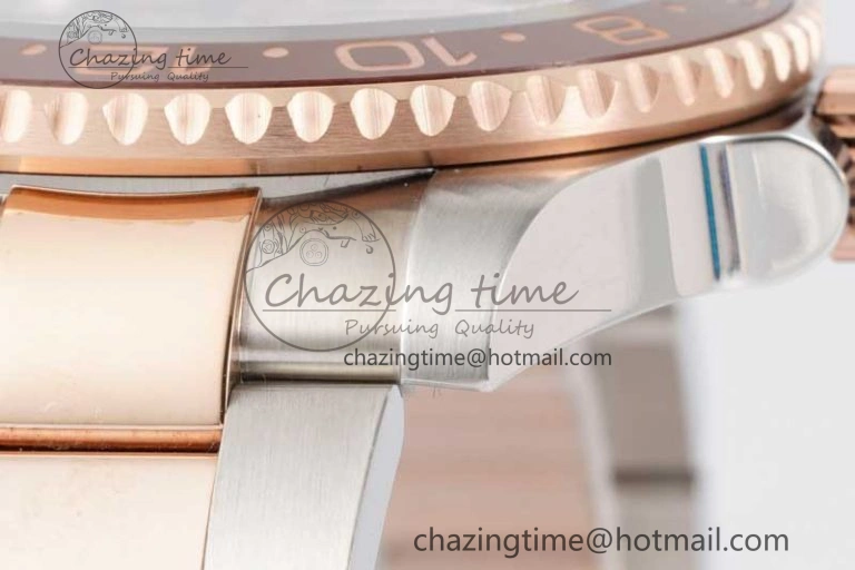 GMT Master II 126711 CHNR 904L SS APF 1:1 Best Edition on SS RG Bracelet VR3285 CHS