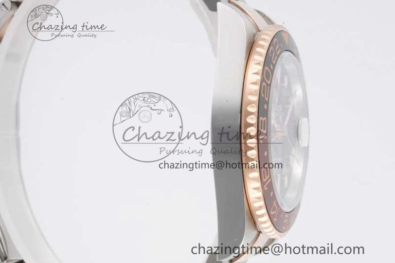 GMT Master II 126711 CHNR 904L SS APF 1:1 Best Edition on SS RG Bracelet VR3285 CHS