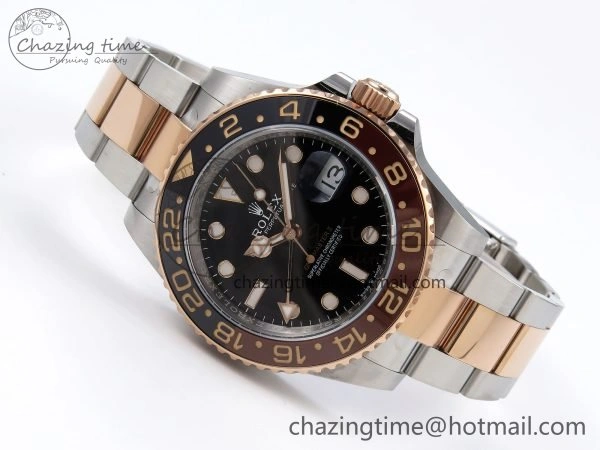 GMT-Master II 126711 CHNR ARF 1:1 Best Edition Black Dial on RG SS Bracelet VR3285 CHS