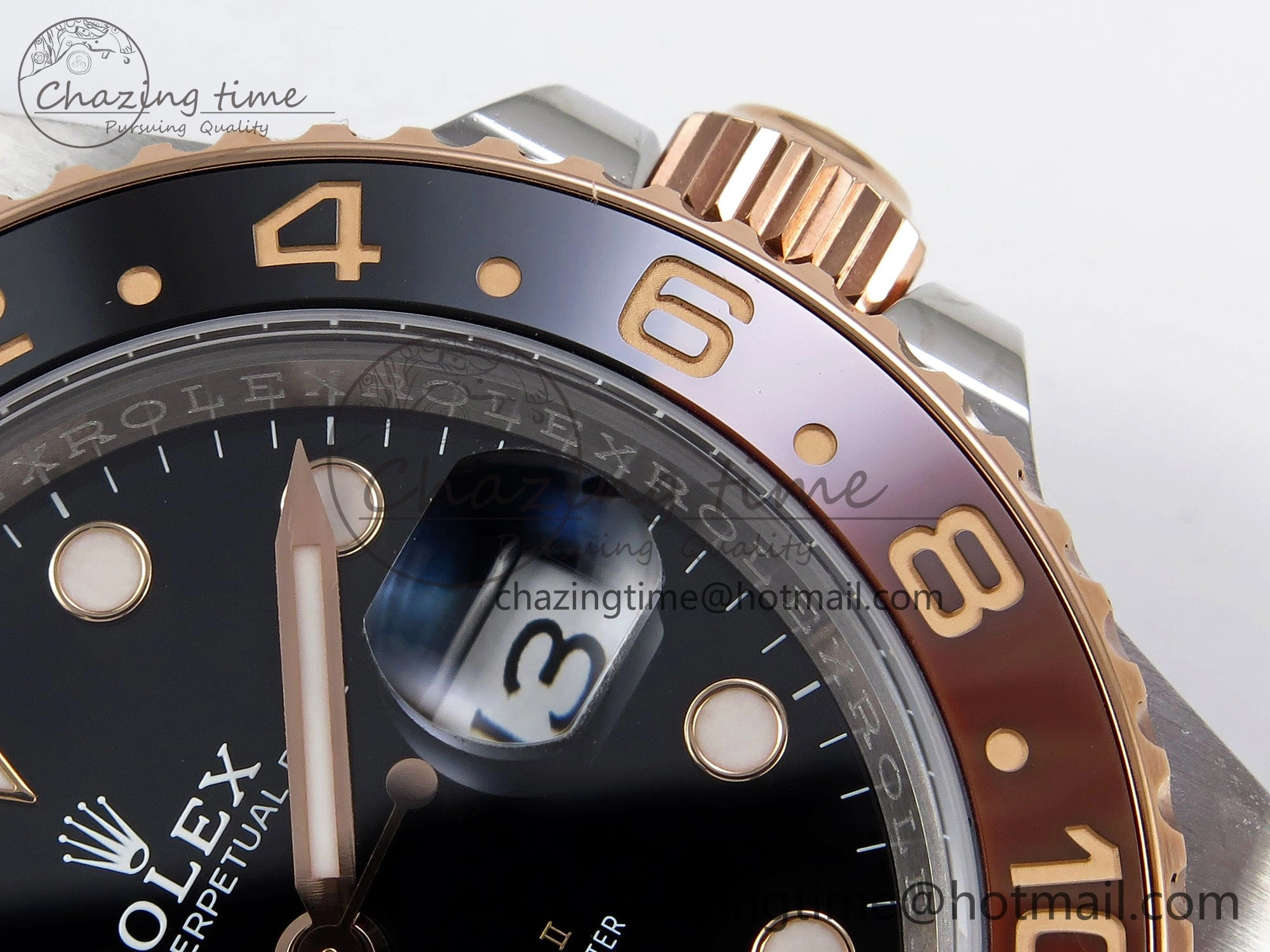 GMT-Master II 126711 CHNR ARF 1:1 Best Edition Black Dial on RG SS Bracelet VR3285 CHS