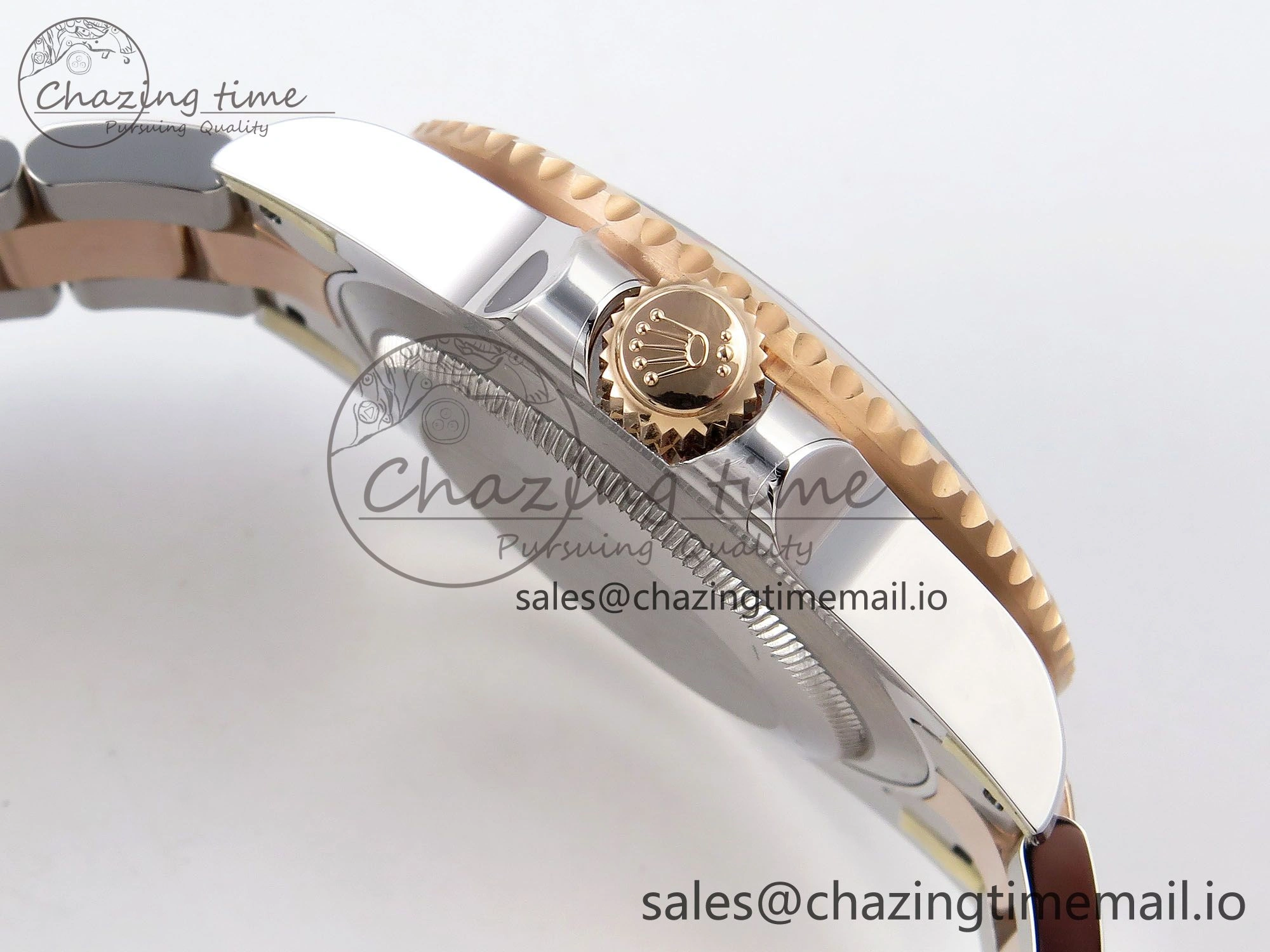 GMT-Master II 126711 CHNR ARF 1:1 Best Edition on Black Dial SS RG Bracelet Super Clone SH3285 CHS (Gain Weight)
