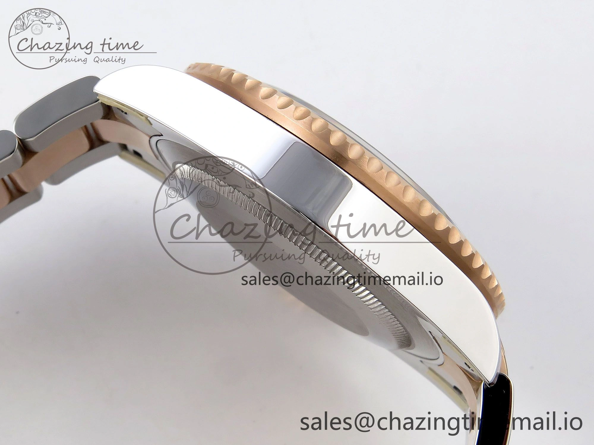 GMT-Master II 126711 CHNR ARF 1:1 Best Edition on Black Dial SS RG Bracelet Super Clone SH3285 CHS (Gain Weight)