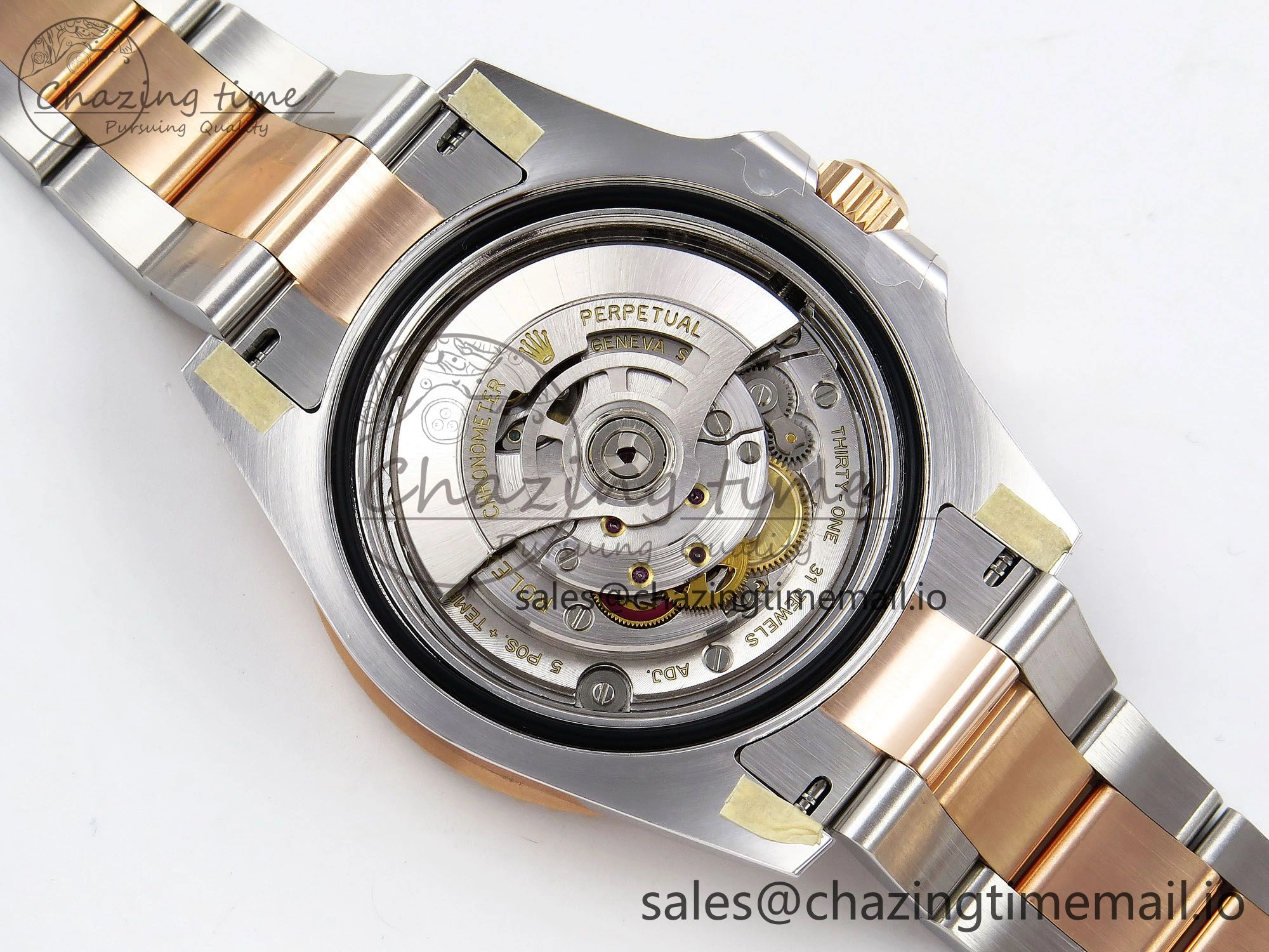 GMT-Master II 126711 CHNR ARF 1:1 Best Edition on Black Dial SS RG Bracelet Super Clone SH3285 CHS (Gain Weight)