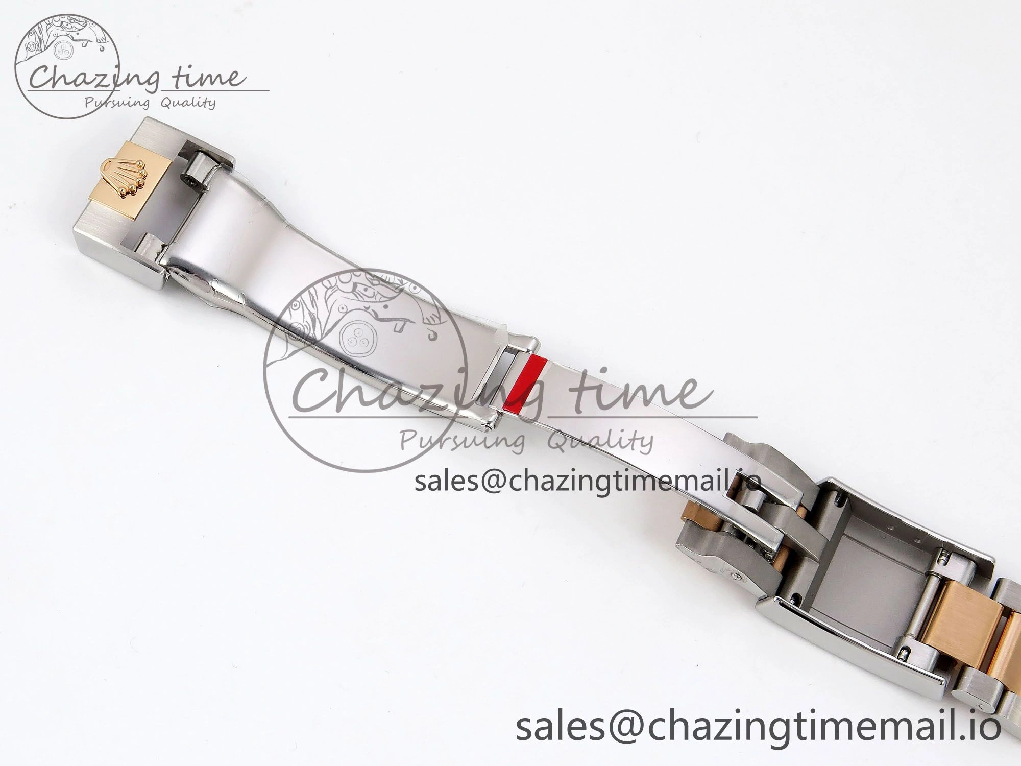 GMT-Master II 126711 CHNR ARF 1:1 Best Edition on Black Dial SS RG Bracelet Super Clone SH3285 CHS (Gain Weight)