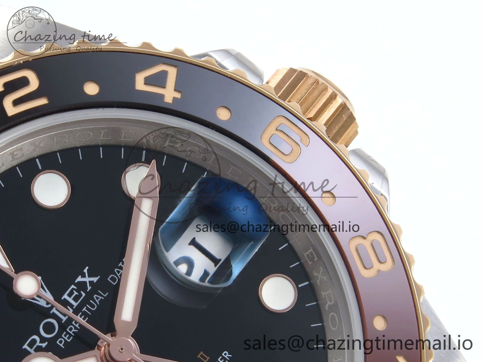 GMT-Master II 126711 CHNR Black Brown Ceramic 904L Steel EWE 1:1 Best Edition on Oyster Strap EWE3285 V5